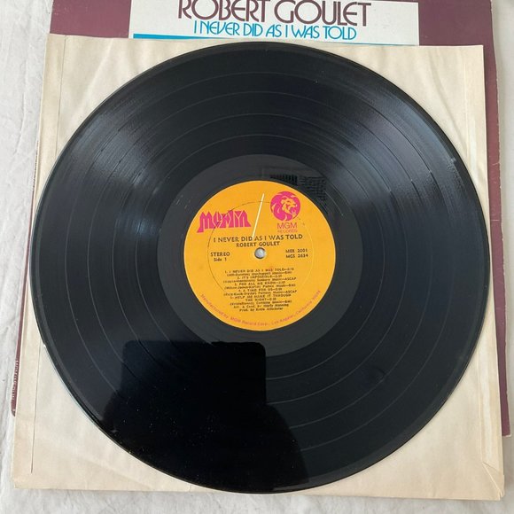 Robert Goulet: I Never Did As I Was Told Vintage Vinyl Record - Picture 5 of 9